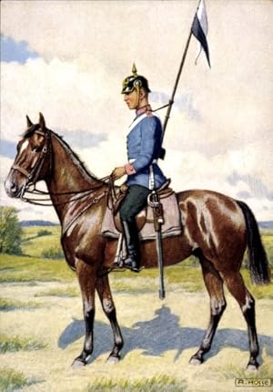 Künstler Ansichtskarte / Postkarte Hosse, A., Westfälisches Dragoner-Regiment Nr. 7