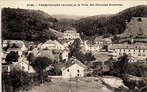 Ansichtskarte / Postkarte Vermondans Doubs, Teilansicht, Villa des Colonies Scolaires