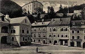 Ansichtskarte / Postkarte Greifenburg in Kärnten, Platz, Orsini-Rosenbergsches Schloss