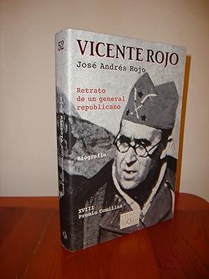 Imagen del vendedor de VICENTE ROJO. RETRATO DE UN GENERAL REPUBLICANO. BIOGRAFIA (TUSQUETS) a la venta por Libropesa