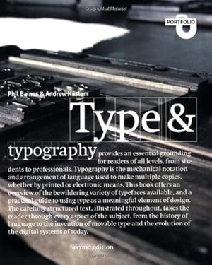 Imagen del vendedor de Type and Typography (Portfolio Series) a la venta por WeBuyBooks