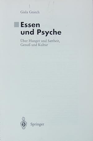 Imagen del vendedor de Essen und Psyche. a la venta por Antiquariat Bookfarm