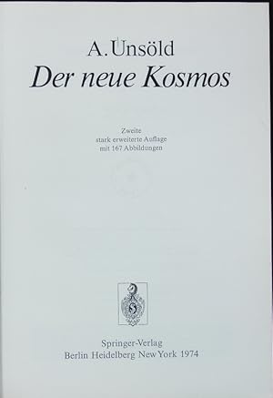 Bild des Verkufers fr Der neue Kosmos. zum Verkauf von Antiquariat Bookfarm