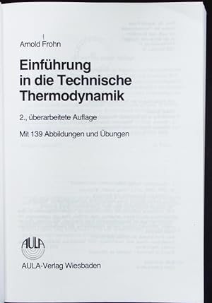 Seller image for Einfhrung in die technische Thermodynamik. for sale by Antiquariat Bookfarm