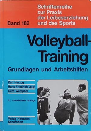 Bild des Verkufers fr Volleyball-Training. zum Verkauf von Antiquariat Bookfarm