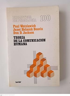 Immagine del venditore per Teora de la comunicacin humana venduto da Llibres Capra