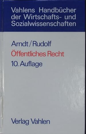 Seller image for ffentliches Recht. for sale by Antiquariat Bookfarm