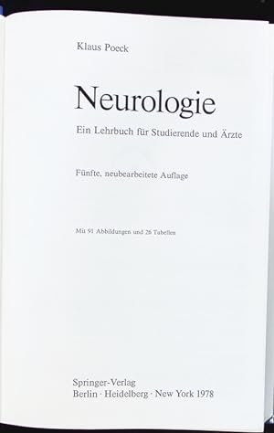 Immagine del venditore per Neurologie. venduto da Antiquariat Bookfarm