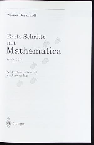 Bild des Verkufers fr Erste Schritte mit Mathematica. zum Verkauf von Antiquariat Bookfarm