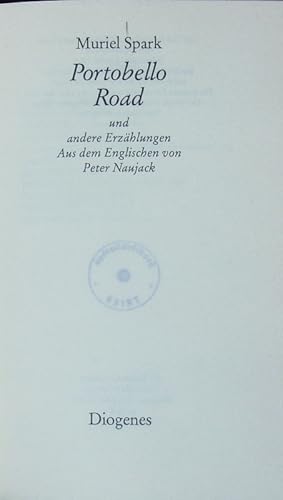 Seller image for Portobello Road und andere Erzhlungen. for sale by Antiquariat Bookfarm