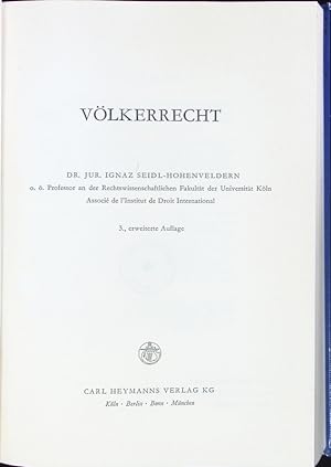 Seller image for Vlkerrecht. for sale by Antiquariat Bookfarm