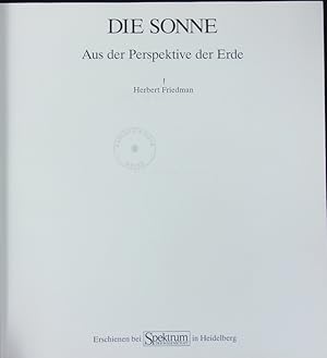 Imagen del vendedor de Die Sonne. a la venta por Antiquariat Bookfarm
