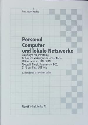 Seller image for Personal Computer und lokale Netzwerke. for sale by Antiquariat Bookfarm