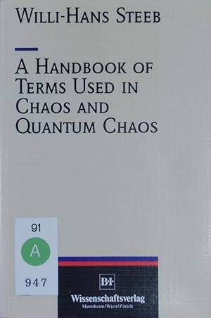Bild des Verkufers fr A handbook of terms used in chaos and quantum chaos. zum Verkauf von Antiquariat Bookfarm