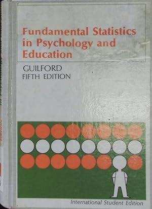 Imagen del vendedor de Fundamental statistics in psychology and education. a la venta por Antiquariat Bookfarm