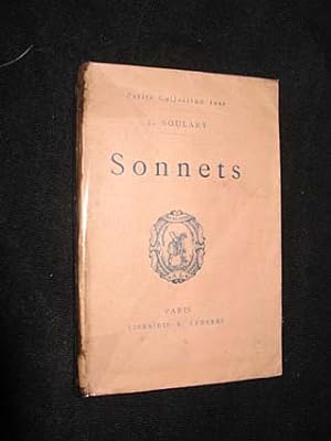 Seller image for Sonnets de Soulary for sale by Abraxas-libris