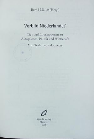 Bild des Verkufers fr Vorbild Niederlande? zum Verkauf von Antiquariat Bookfarm
