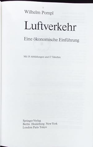 Image du vendeur pour Luftverkehr. mis en vente par Antiquariat Bookfarm