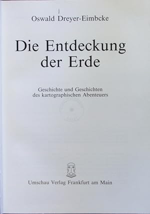 Seller image for Die Entdeckung der Erde. for sale by Antiquariat Bookfarm