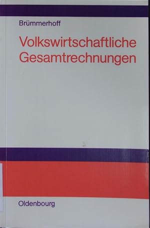 Imagen del vendedor de Volkswirtschaftliche Gesamtrechnungen. a la venta por Antiquariat Bookfarm