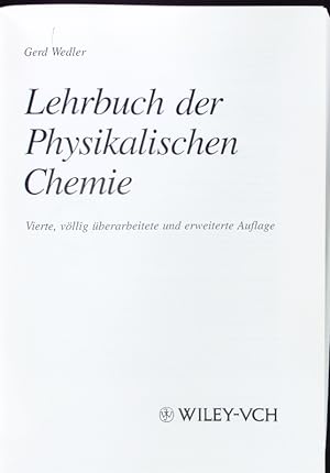 Bild des Verkufers fr Lehrbuch der physikalischen Chemie. zum Verkauf von Antiquariat Bookfarm