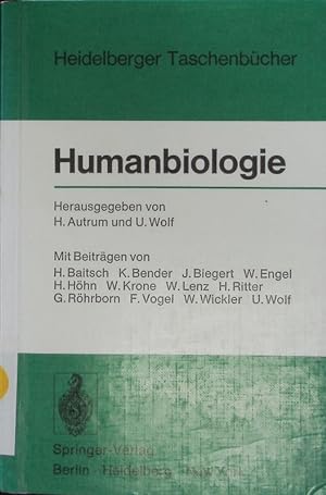 Bild des Verkufers fr Humanbiologie. zum Verkauf von Antiquariat Bookfarm