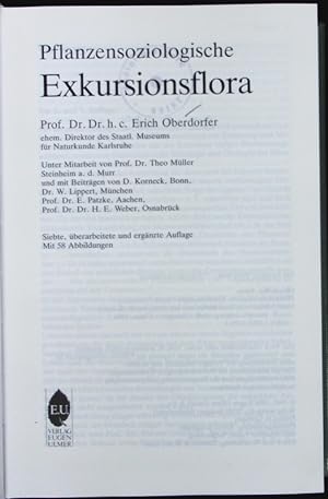 Image du vendeur pour Pflanzensoziologische Exkursionsflora. mis en vente par Antiquariat Bookfarm