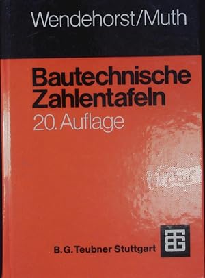 Bild des Verkufers fr Bautechnische Zahlentafeln. zum Verkauf von Antiquariat Bookfarm