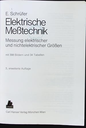 Seller image for Elektrische Metechnik. for sale by Antiquariat Bookfarm