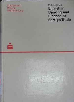 Bild des Verkufers fr English in banking and finance of foreign trade. zum Verkauf von Antiquariat Bookfarm