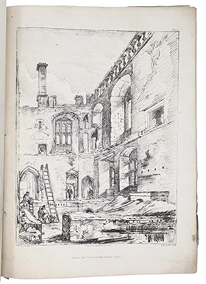 Bild des Verkufers fr Six Etchings from Sketches by Mr. O Neill, of the Ruins of the late Fire at Christ Church, Oxford. To which is prefixed some Account of the Fire, and the Buildings injured by it zum Verkauf von Simon Beattie ABA ILAB