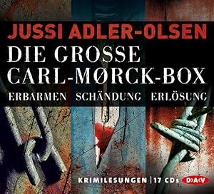 Die große Carl-Mørck-Box (17 CDs), 3 Teile: 1. Erbarmen + 2. Schändung + 3. Erlösung