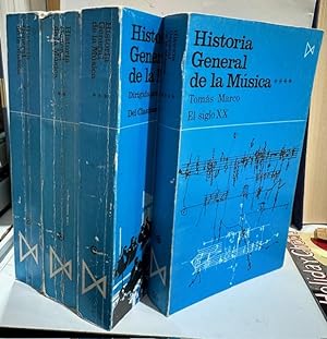 Seller image for HISTORIA GENERAL DE LA MUSICA for sale by Fbula Libros (Librera Jimnez-Bravo)