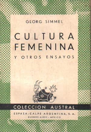 Imagen del vendedor de CULTURA FEMENINA Y OTROS ENSAYOS a la venta por Librera Raimundo