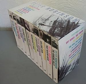 Seller image for 10 Inspector Banks Books Boxset: Caedmon's Song, Dry Bones That Dream, Gallows View, The Hanging Valley, In A Dry Season, A Necessary End, Past Reason Hated, Playing with Fire, Wednesday's Child, Strange Affair for sale by WeBuyBooks 2