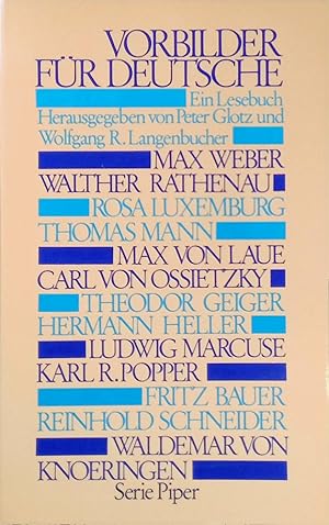 Image du vendeur pour Vorbilder fr Deutsche. Nr. 512, mis en vente par books4less (Versandantiquariat Petra Gros GmbH & Co. KG)