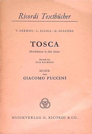 Seller image for Tosca - Musikdrama in drei Akten for sale by books4less (Versandantiquariat Petra Gros GmbH & Co. KG)