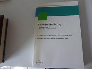 Seller image for Vollwert-Ernhrung. Konzeption einer zeitgemen Ernhrungsweise. Softcover for sale by Deichkieker Bcherkiste