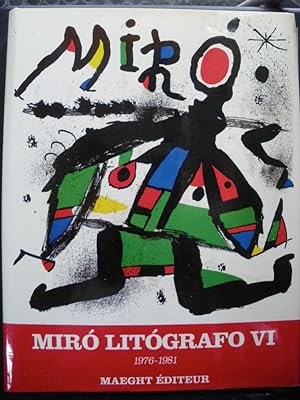 Seller image for Joan Mir litgrafo. VI. 1976-1981 for sale by Vrtigo Libros