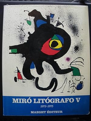 Seller image for Joan Mir litgrafo. V. 1972-1975 for sale by Vrtigo Libros