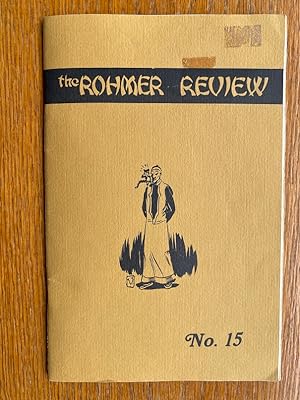 Seller image for The Rohmer Review No. 15 for sale by Scene of the Crime, ABAC, IOBA