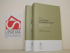 Bild des Verkufers fr Luigi Russo, Benedetto Carteggio 1912-1948. 2 volumi zum Verkauf von Libreria Spalavera