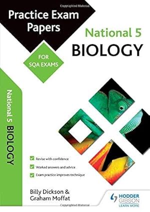 Seller image for National 5 Biology: Practice Papers for SQA Exams (Scottish Practice Exam Papers) for sale by WeBuyBooks 2