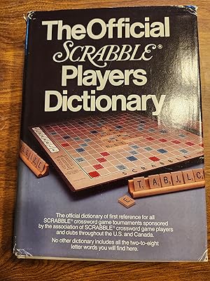 Seller image for The Official Scrabble Players Dictionary for sale by Health & Allied Science Publishers