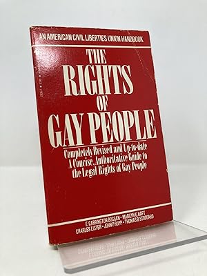 Seller image for The Rights of Gay People for sale by Southampton Books