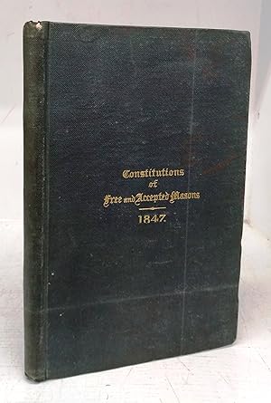 Bild des Verkufers fr Constitutions of the Antient Fraternity of Free and Accepted Masons. Containing the Charges, Regulations, Etc., Etc. zum Verkauf von Attic Books (ABAC, ILAB)