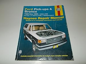 Image du vendeur pour Ford Pickups & Bronco1980 thru 1996 Haynes Repair Manual mis en vente par Paradise Found Books
