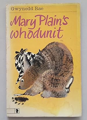 Imagen del vendedor de Mary Plain's whodunit a la venta por Mad Hatter Books