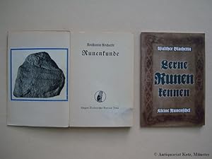 Bild des Verkufers fr Runenkunde. + Beigabe: Walther Blachetta: Lerne Runen kennen. zum Verkauf von Antiquariat Hans-Jrgen Ketz