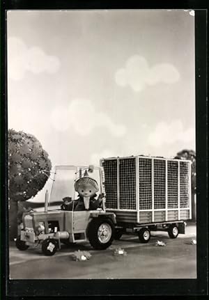 Bild des Verkufers fr Ansichtskarte Sandmann steuert einen Traktor zum Verkauf von Bartko-Reher